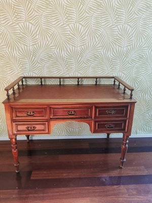 Antique Wood Desk-GEL-1191281