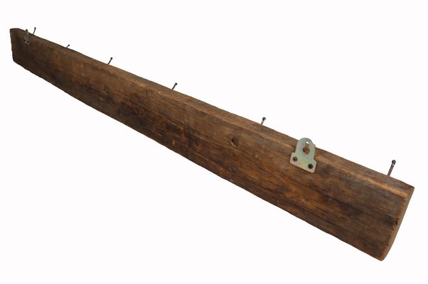 Antique Wood Handcarved Wall Coat Rack, 1890s-UZN-1804118