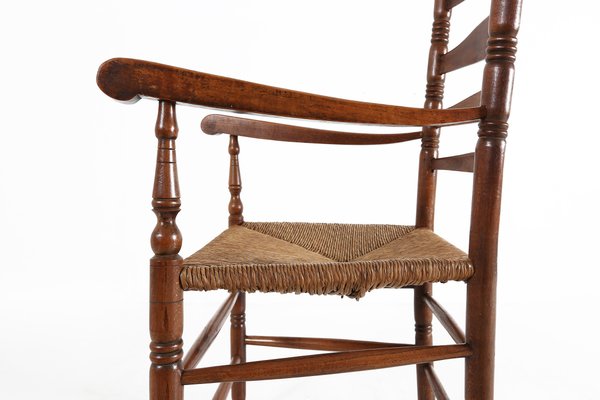 Antique Wooden Armchair, 1900s-YSY-1143379