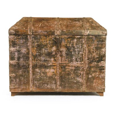 Antique Wooden Chest, 1920s-NQ-654000