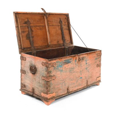 Antique Wooden Chest-NQ-653985