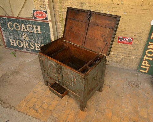 Antique Wooden Chest-NQ-624679