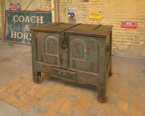 Antique Wooden Chest-NQ-624679