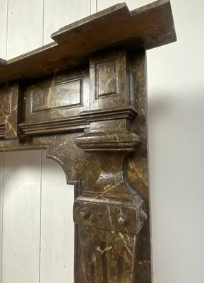 Antique Wooden Fireplace Mantle, 1900s-WZZ-1121749