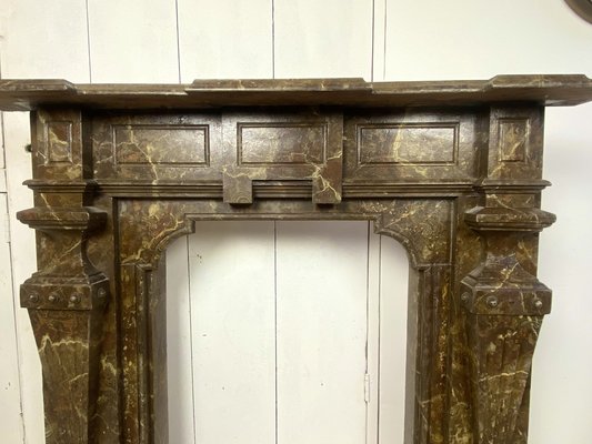 Antique Wooden Fireplace Mantle, 1900s-WZZ-1121749