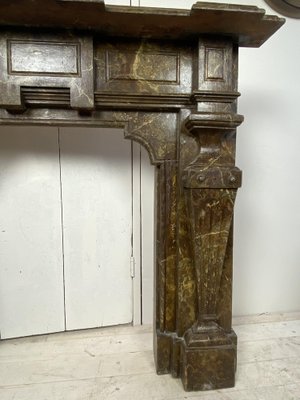 Antique Wooden Fireplace Mantle, 1900s-WZZ-1121749