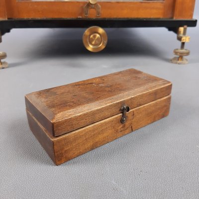 Antique Wooden Glass Pharmacy Scales, 1890s-PWG-2027130