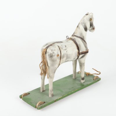 Antique Wooden Horse, 1900s-VAP-986719