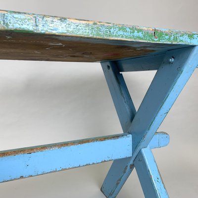 Antique Wooden Side Table with Original Patina, 1910s-TZ-778316