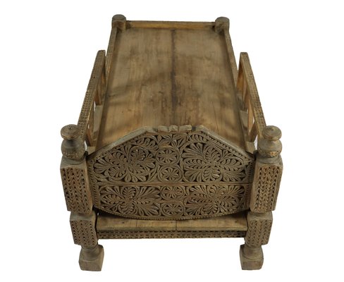 Antique Wooden Swat Valley Prayer Board, Northern Pakistan, 1890s-UZN-1389251