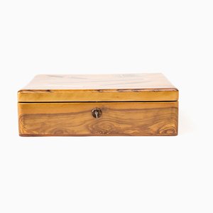 Antique Wooden Tobacco Box, 1910s-FSD-605621