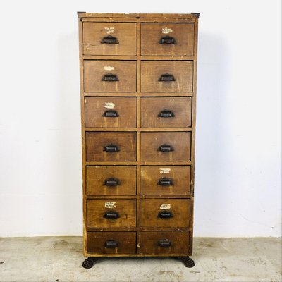 Antique Workshop Chest of Drawers-LCQ-1362806