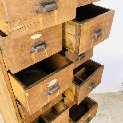 Antique Workshop Chest of Drawers-LCQ-1362806