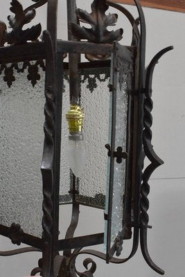 Antique Wrought Iron Landing Lantern-RVK-605952