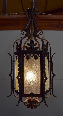 Antique Wrought Iron Landing Lantern-RVK-605952