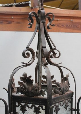 Antique Wrought Iron Landing Lantern-RVK-605952