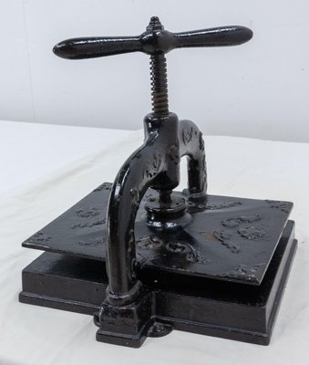 Antique Wrought Iron Workshop Book Press, France, 1850s-RIU-1361454