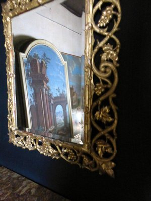 Antique XIX Gilded Mirror-WSV-605133