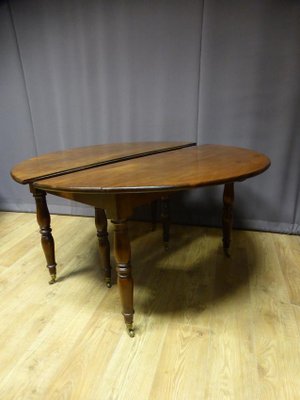 Antique XIX Mahogany Extendable Table-WSV-605313