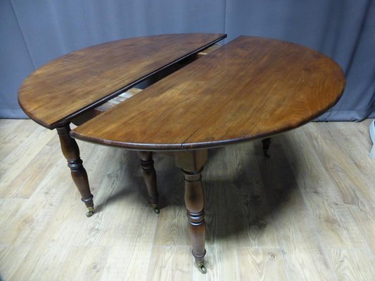 Antique XIX Mahogany Extendable Table-WSV-605313