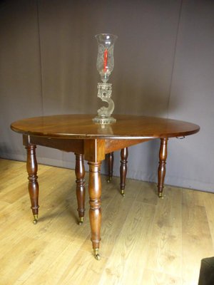 Antique XIX Mahogany Extendable Table-WSV-605313