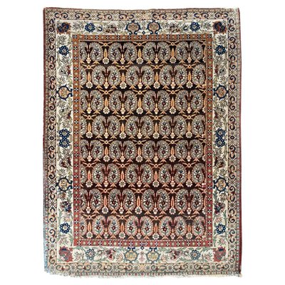 Antique Yazd Rug, 1890s-YMM-1393650