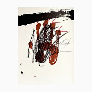 Antoni Tàpies, La Clau del Foc, 1973, Original Lithograph-KHH-1253692