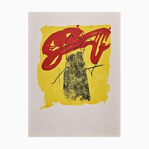 Antoni Tàpies, Roig I Negre punto 79, Lithograph, 1979-ZCI-1769984