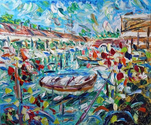 Antonino Puliafico, Peschiera, 2023, Oil Painting-ZHZ-1753073