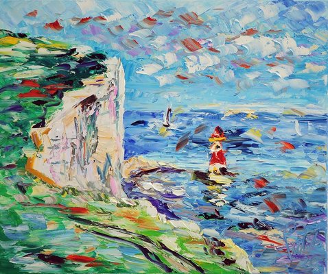 Antonino Puliafico, Scoglio et Faro, 2020, Oil on Canvas-ZHZ-1752881