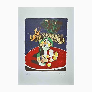 Antonio Fomez, Still Life, Original Lithograph, Mid 20th-Century-ZCI-1261070