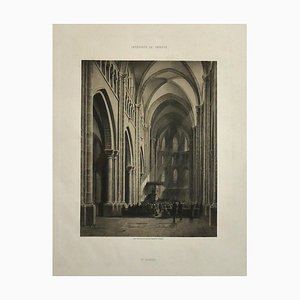 Antonio Fontanesi - Interior of Geneve - Original Lithograph - 19th Century-ZCI-823516