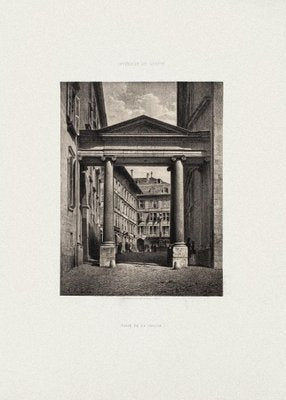 Antonio Fontanesi, Porte de la Treille, Lithograph, 1854-ZCI-1760485