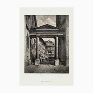 Antonio Fontanesi, Porte de la Treille, Lithograph, 1854-ZCI-1760485