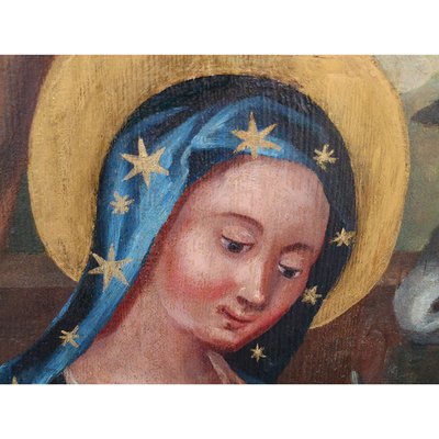 Antonio Marinoni, Nativity, 1500s, Oil on Board-BEW-2042871