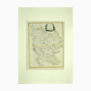 Antonio Zatta, Map of Greece, Etching, 18th Century-ZCI-871755