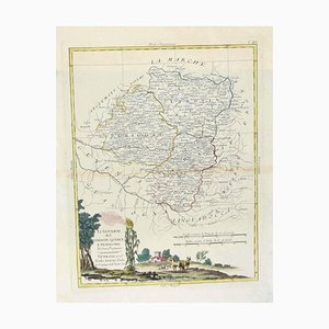 Antonio Zatta - Map of Lymosin-Perigord-Quercye - Original Etching - 1776-ZCI-839404