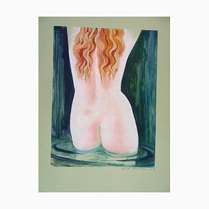 Aphrodite Anadyomene - 1970s - Emile Deschler - Watercolor - Contemporary-ZCI-755065