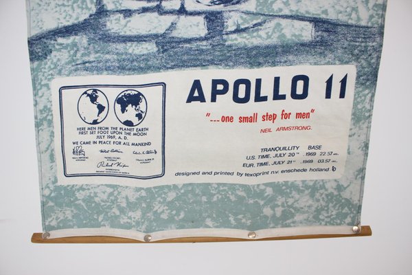 Apollo 11 First on the Moon Texoprint Cloth, 1970-TZ-1441668