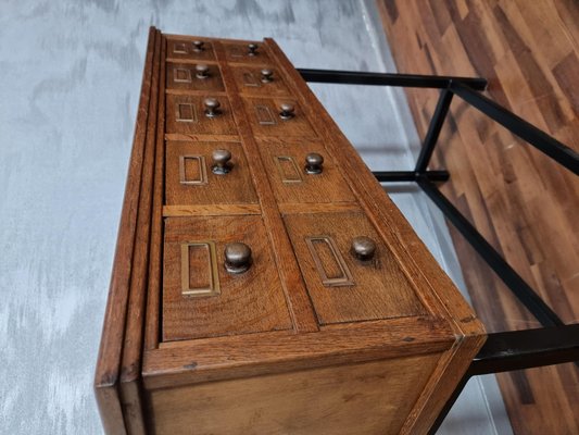 Apothecary Cabinet with 10 Drawers-NQV-1138282