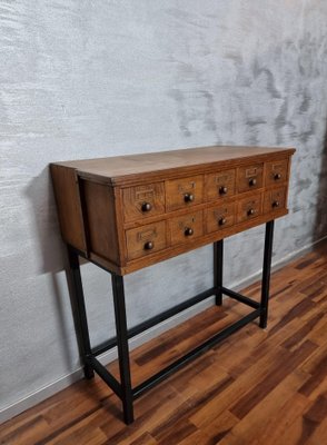 Apothecary Cabinet with 10 Drawers-NQV-1138282