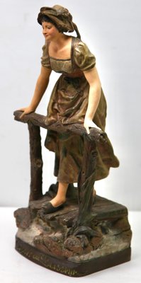 Appel Au Passeur by J. Le Guluche in Terracotta-MJY-1148790