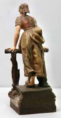 Appel Au Passeur by J. Le Guluche in Terracotta-MJY-1148790