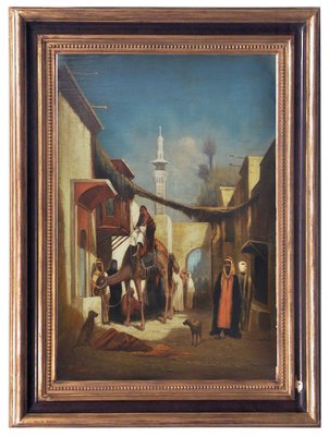 Arabian Scene, Vigneron Landscape, 2004, Oil on Canvas, Framed-YUW-1319954