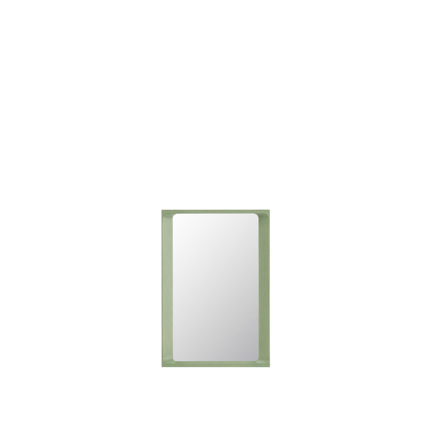 Arced Mirror 80x55 by Muuto #Light Green