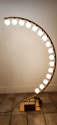 Arch Brass Floor Lamp with 16 Lights-QLH-1122081