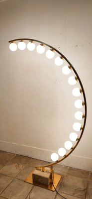 Arch Brass Floor Lamp with 16 Lights-QLH-1122081