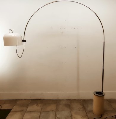 Arch Floor Lamp with Ashtray by Luigi Massoni for Guzzini-QLH-1193543