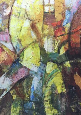 Archer - Abstract Painting, Oil on Canvas - Alfonso Pragliola - Italy-YUW-912418