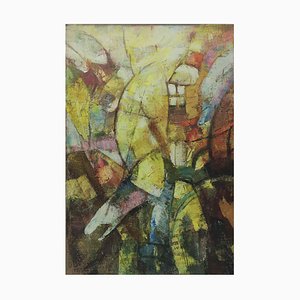 Archer - Abstract Painting, Oil on Canvas - Alfonso Pragliola - Italy-YUW-912418